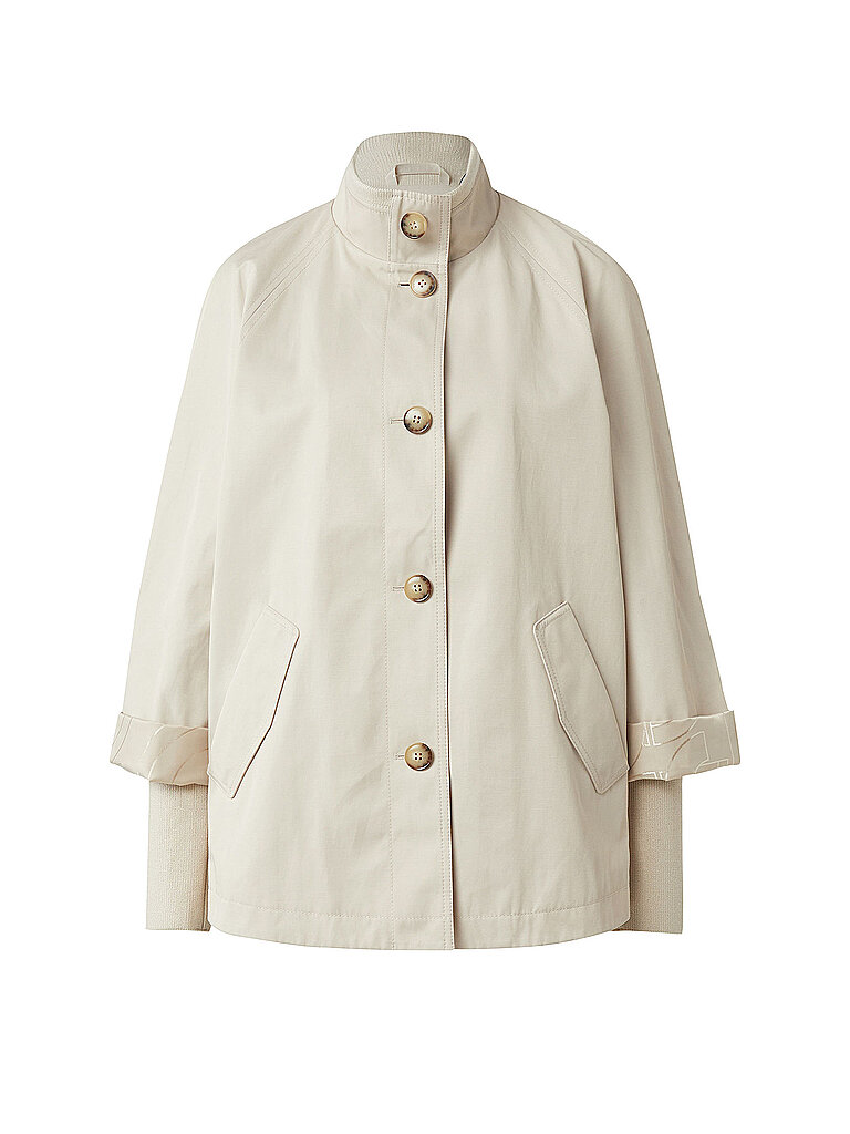 Giacca trapuntata leggera beige L