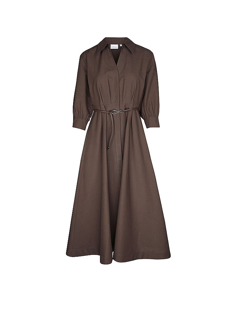 Comma Midikleid marrone 48