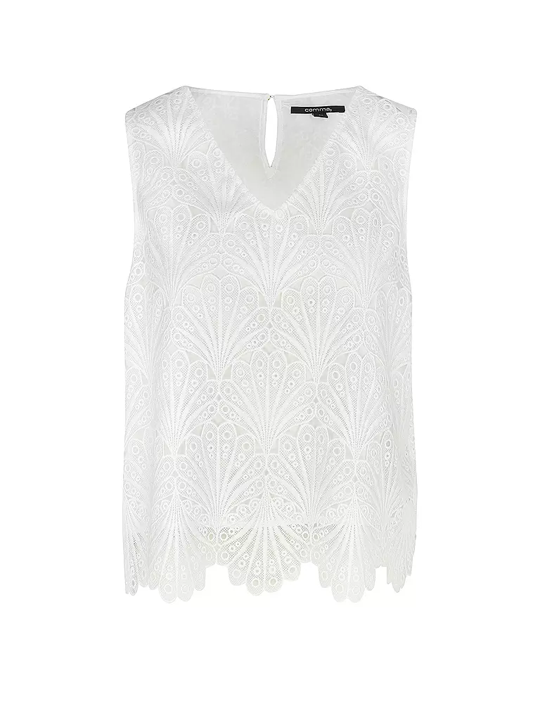 COMMA | Bluse | Bianco