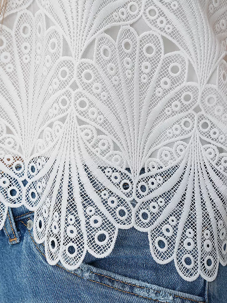 COMMA | Bluse | Bianco