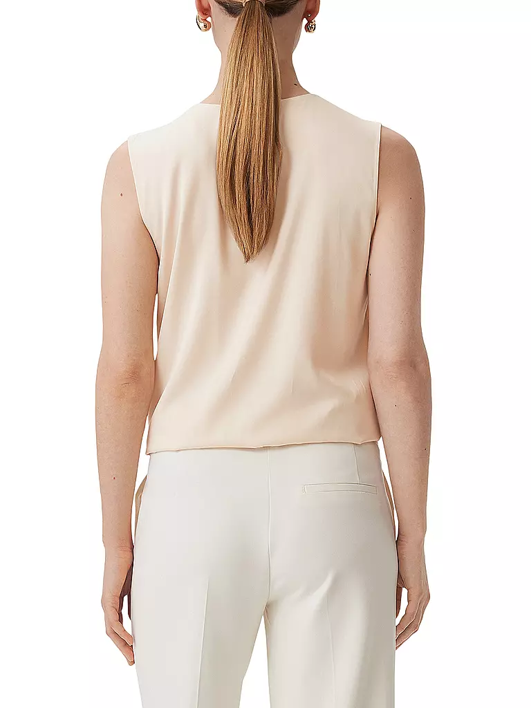 COMMA | Blusenshirt  | Crema