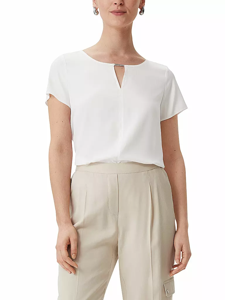 COMMA | Blusenshirt  | Bianco