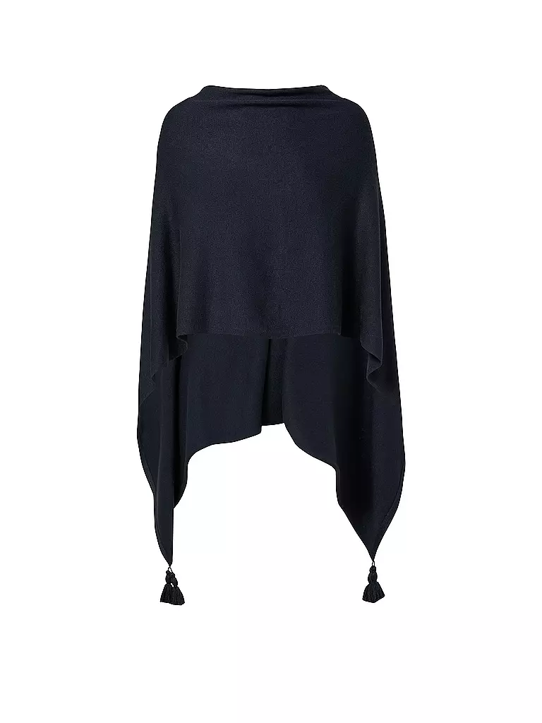 COMMA | Cape - Poncho | Blu scuro