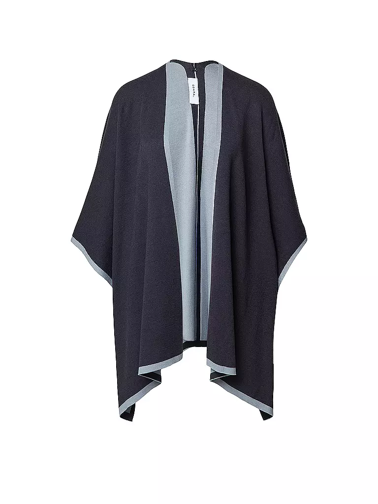COMMA | Cape - Poncho | Blu scuro