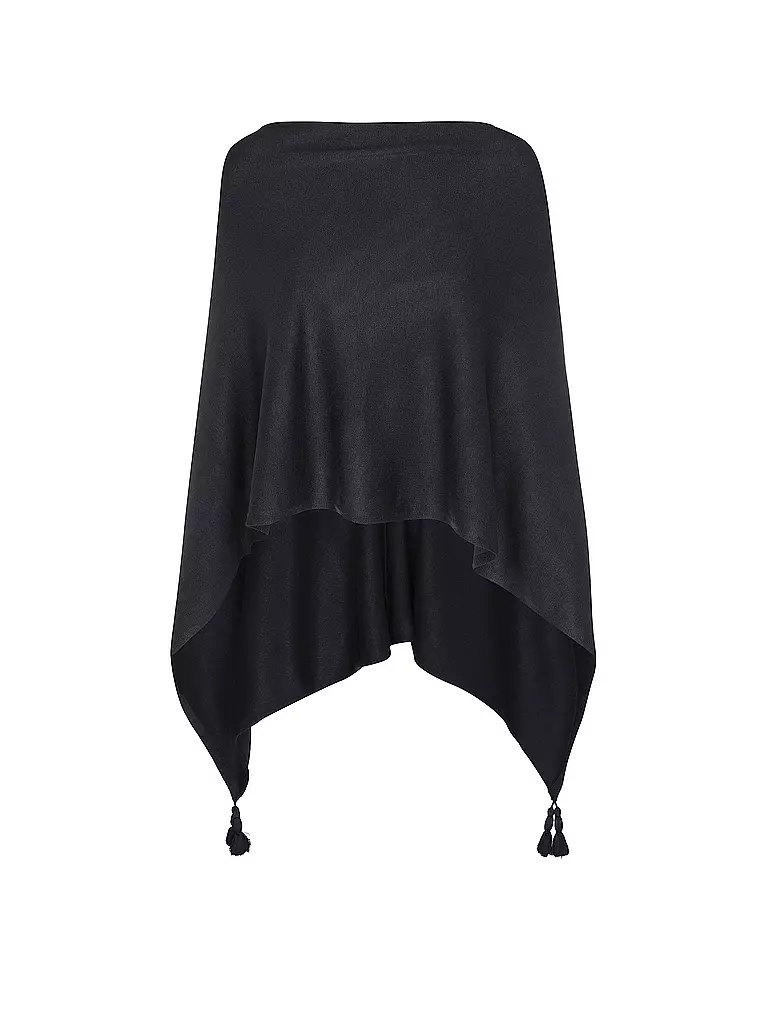 COMMA | Cape - Poncho | Blu scuro
