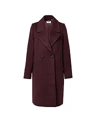 COMMA | Cappotto di lana | Rosso scuro