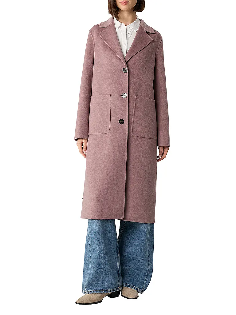 COMMA | Cappotto di lana | Lilla