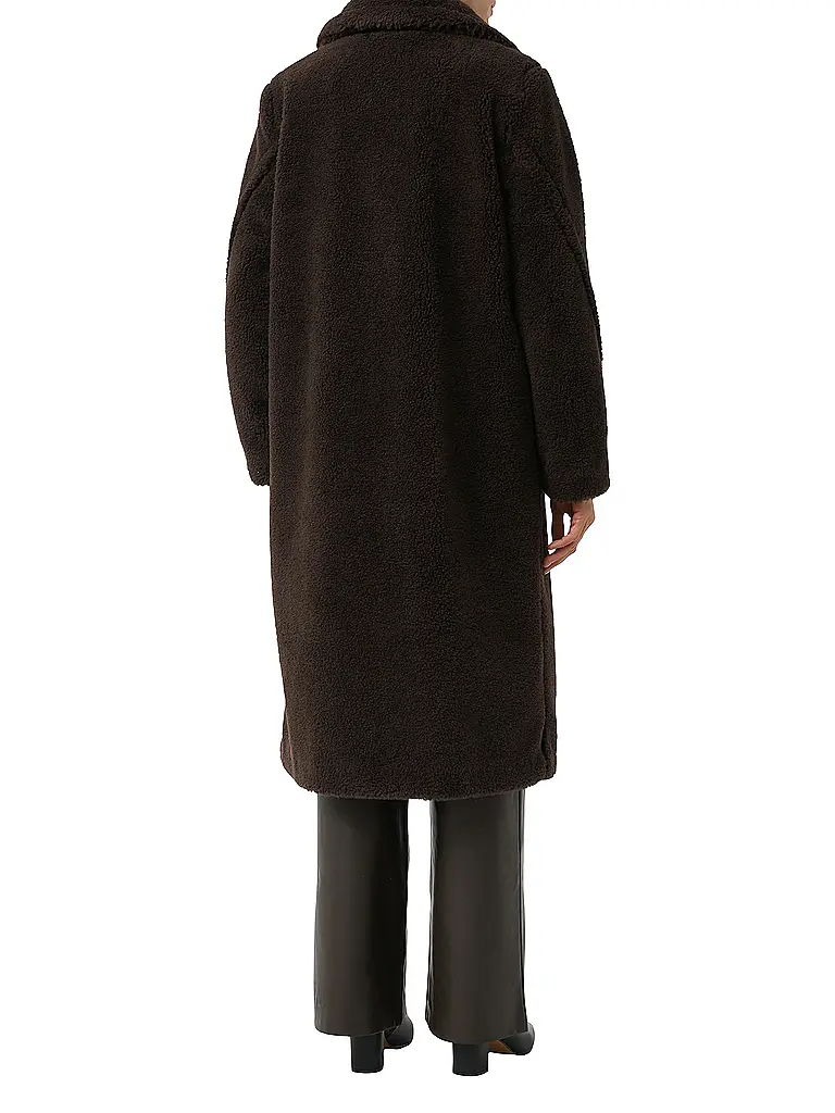 COMMA | Cappotto in pelliccia sintetica | Beige