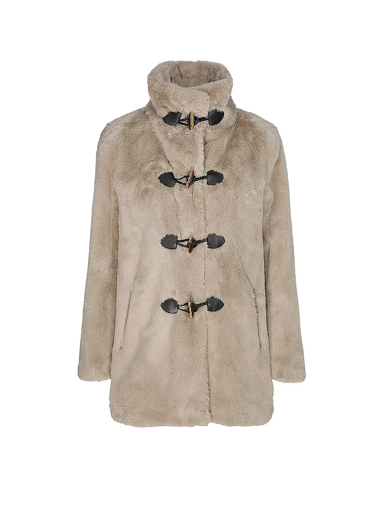COMMA | Giacca in pelliccia sintetica | Beige