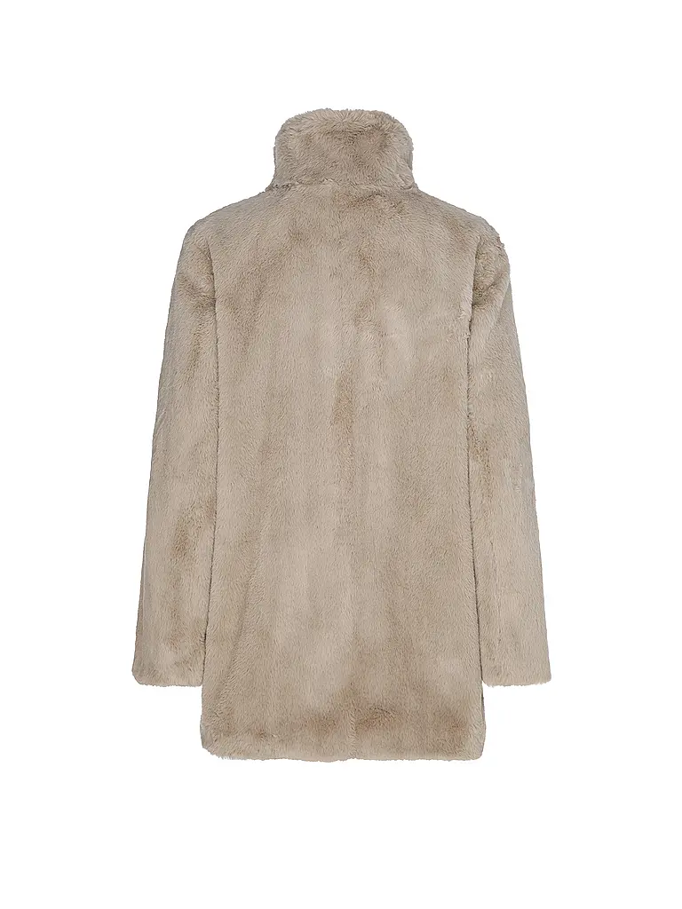 COMMA | Giacca in pelliccia sintetica | Beige