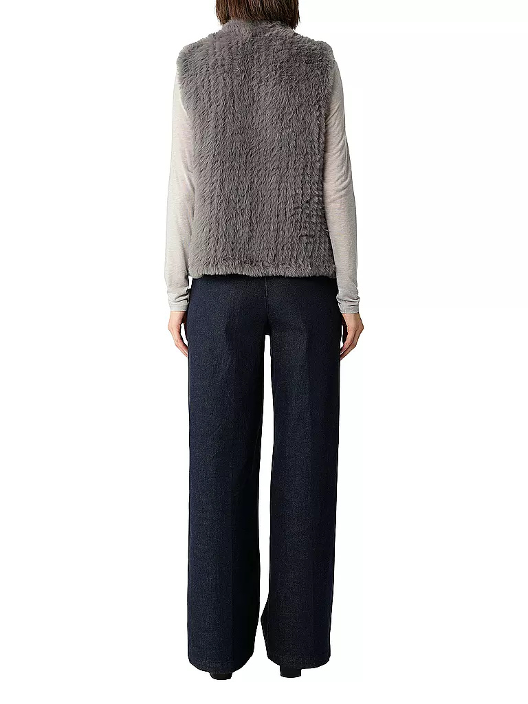 COMMA | Gilet effetto pelliccia | 