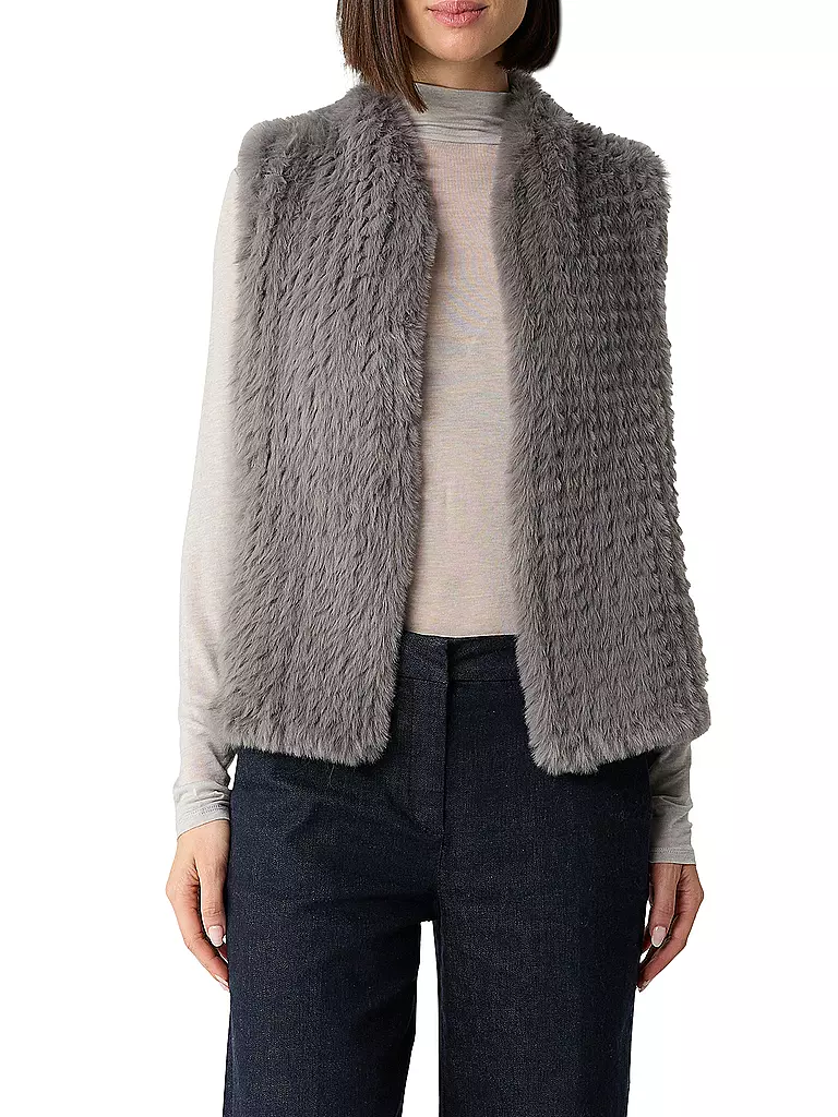 COMMA | Gilet effetto pelliccia | 