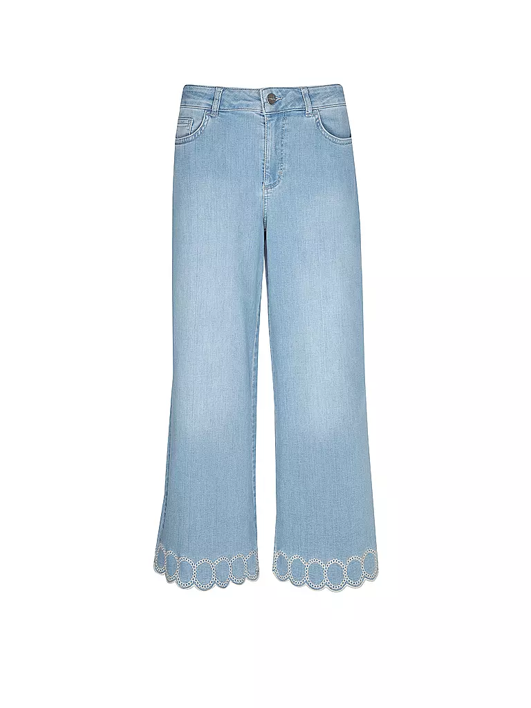 COMMA | Jeans Wide Leg 7/8 | Blu