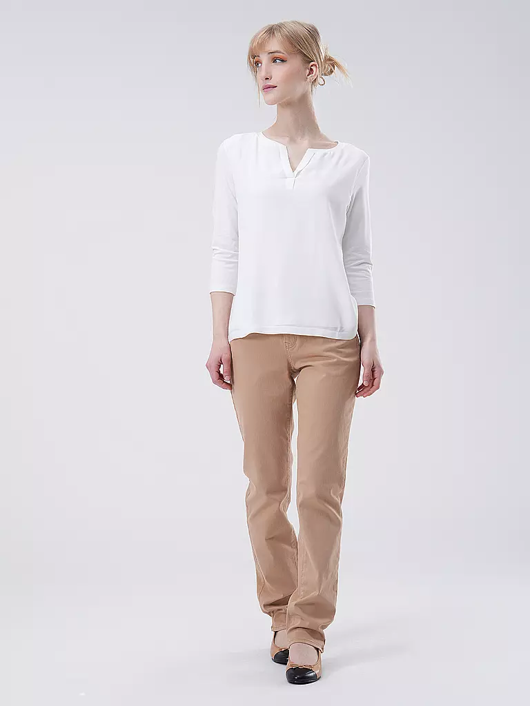 COMMA | Langarmshirt  | Bianco