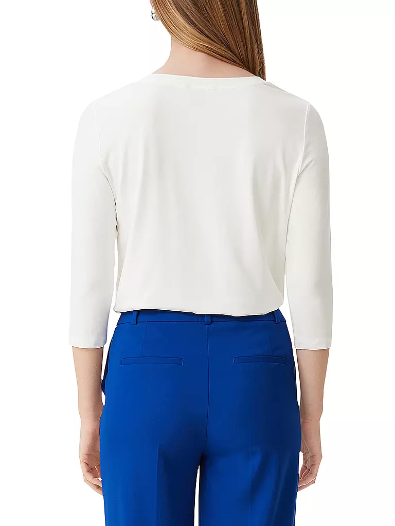 COMMA | Langarmshirt  | Bianco