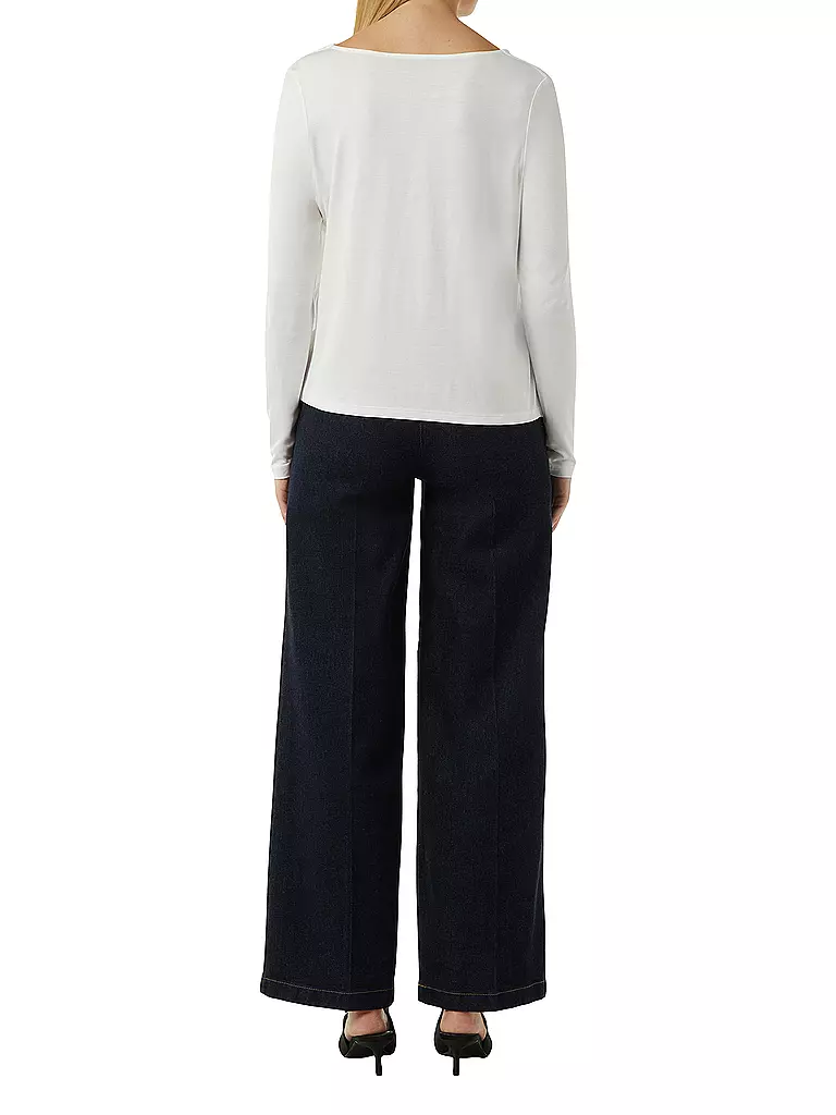 COMMA | Langarmshirt | Bianco