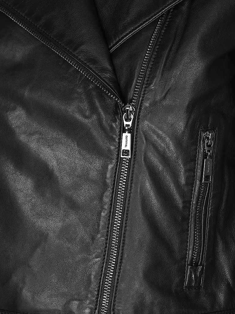 COMMA | Lederjacke | Nero