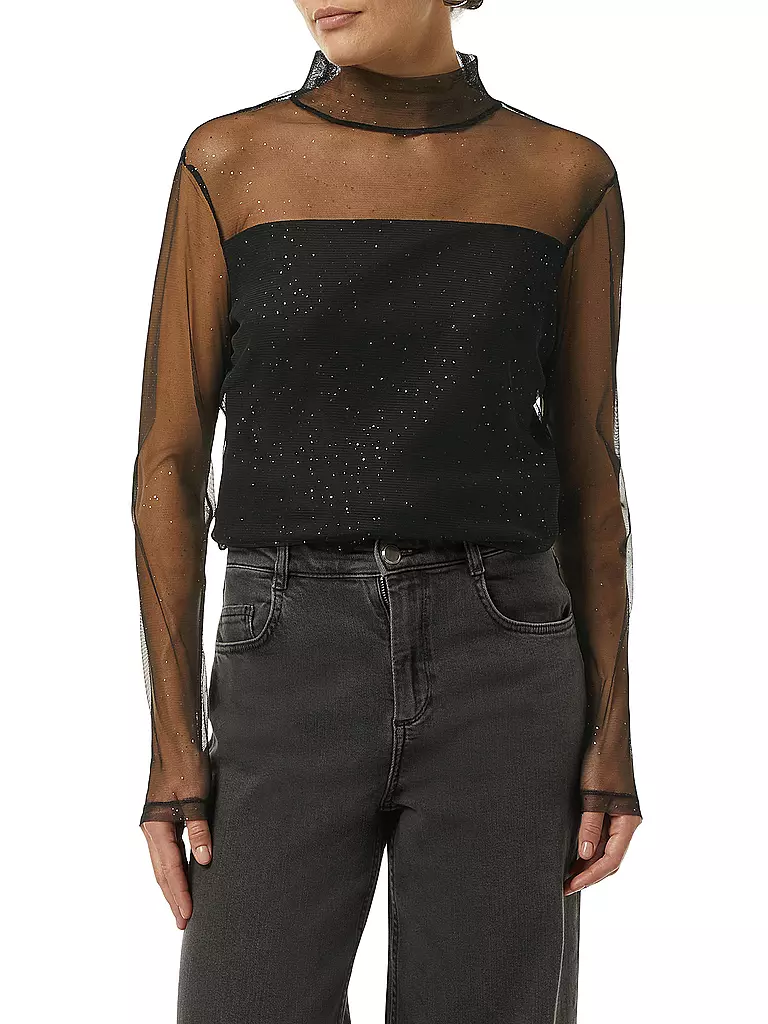 COMMA | Maglietta a maniche lunghe | Nero