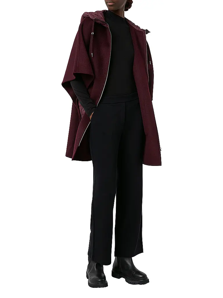COMMA | Mantella - Poncho | Rosso scuro