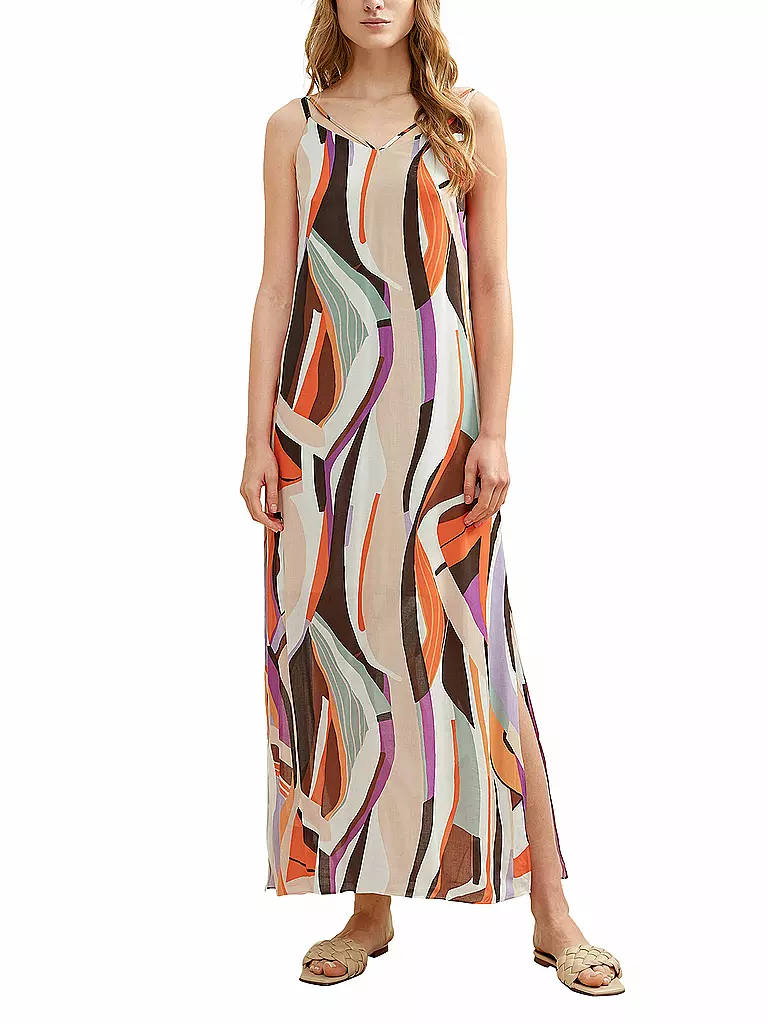 COMMA | Maxikleid  | Cammello