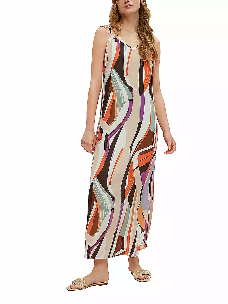COMMA | Maxikleid  | Cammello