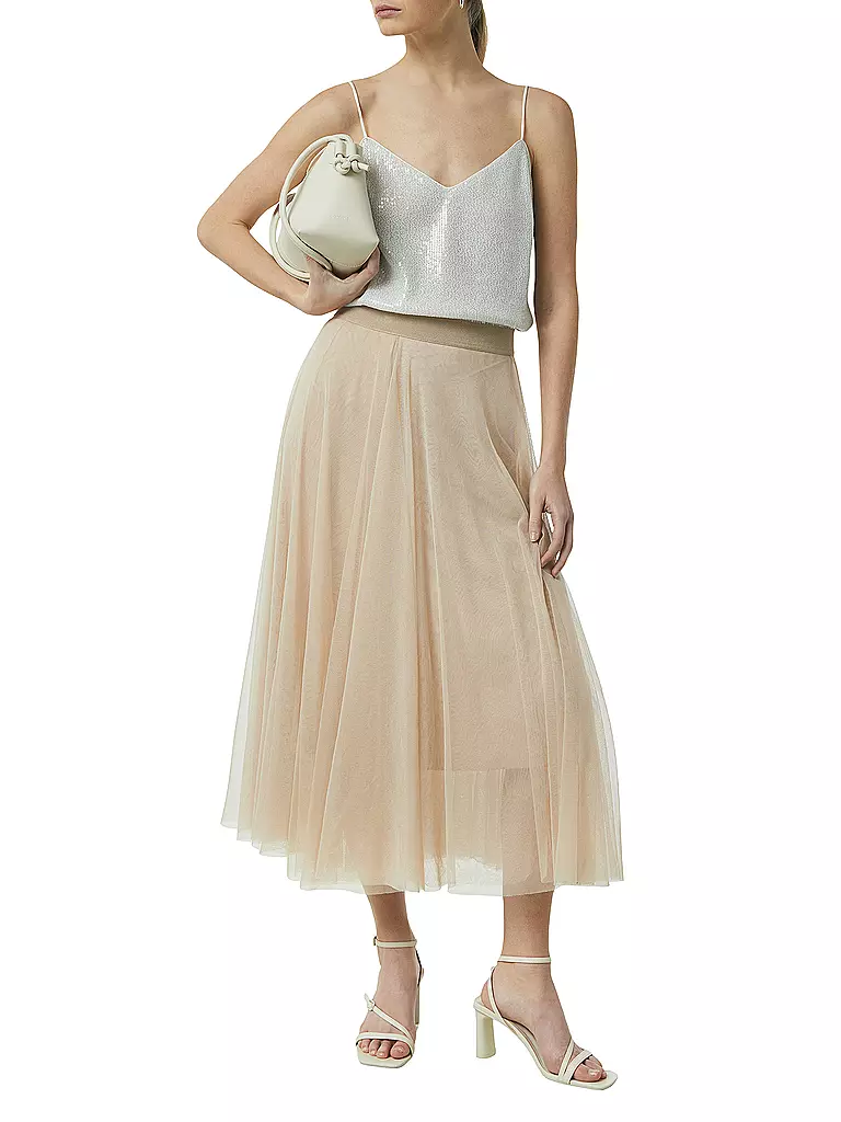 COMMA | Midi skirt | Cammello