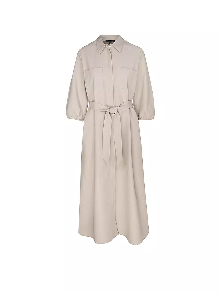 COMMA | Midikleid  | Cammello