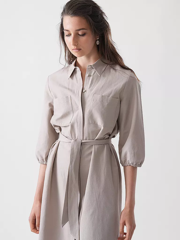 COMMA | Midikleid  | Cammello
