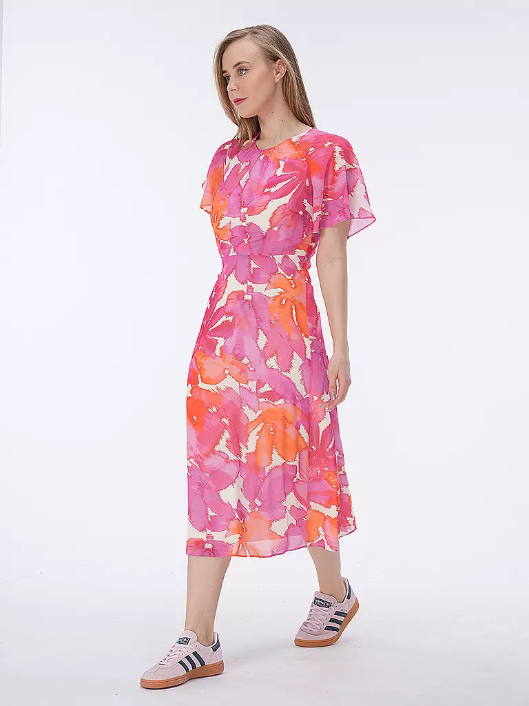 COMMA | Midikleid | Fucsia