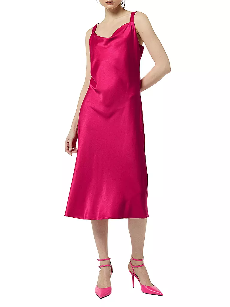 COMMA | Midikleid | Fucsia