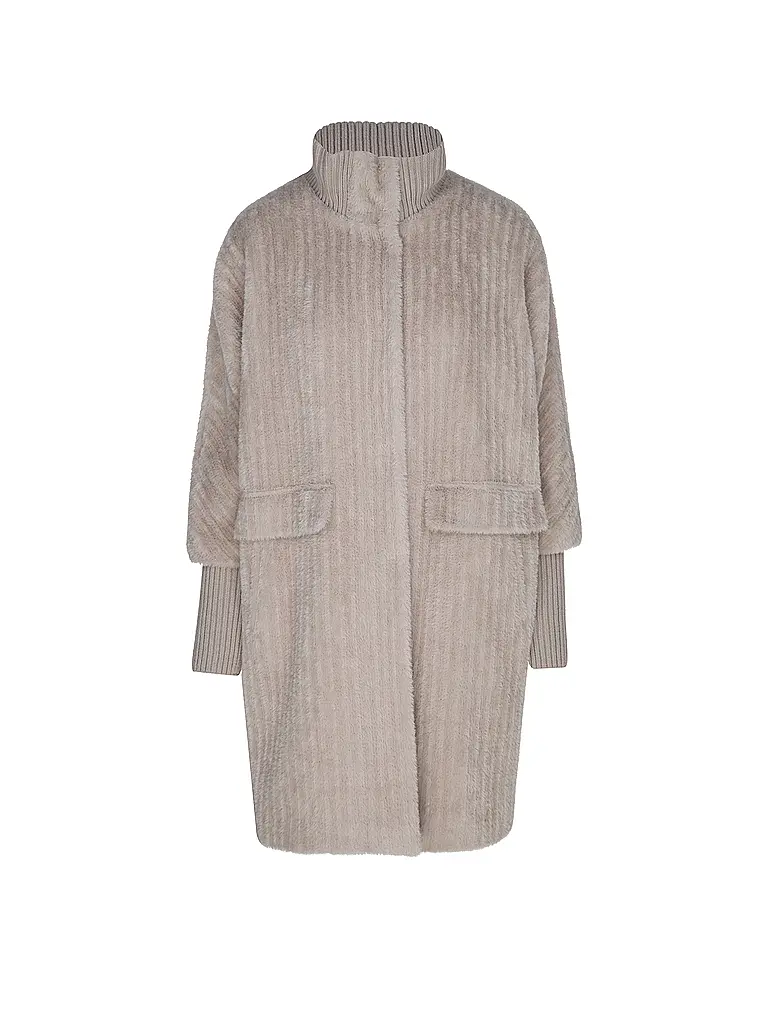 COMMA | Nome prodotto: Cappotto effetto pelliccia | Beige