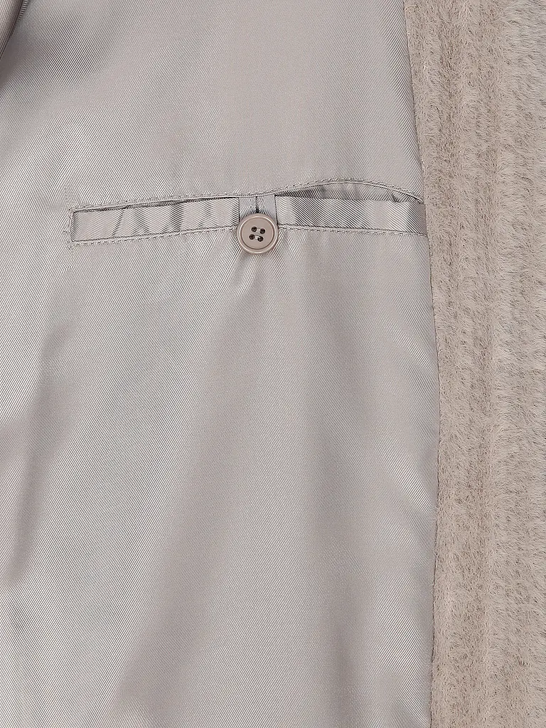 COMMA | Nome prodotto: Cappotto effetto pelliccia | Beige