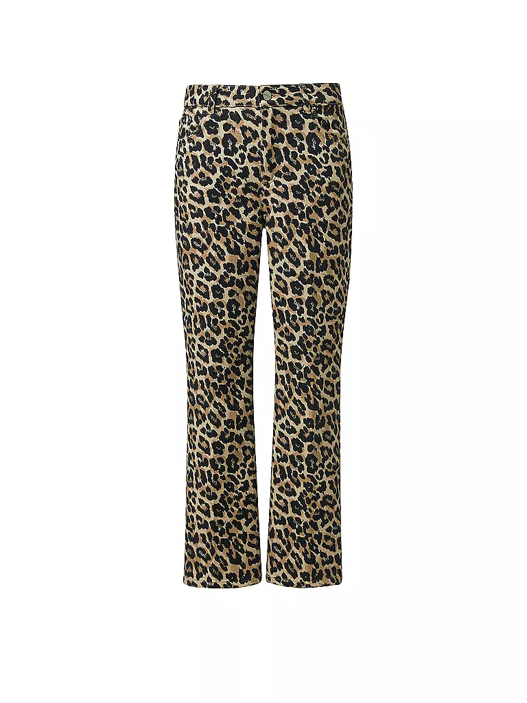 COMMA | Pantaloni Flared Fit 7/8 | Cammello