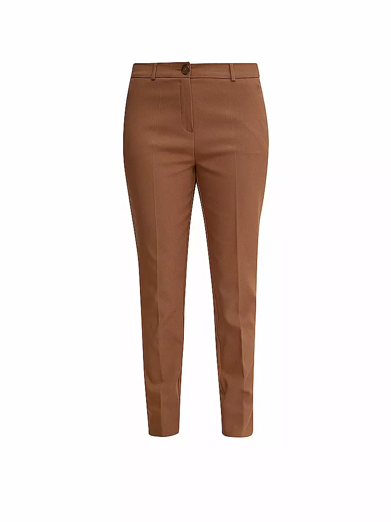COMMA | Pantaloni slim fit 7/8 | Marrone