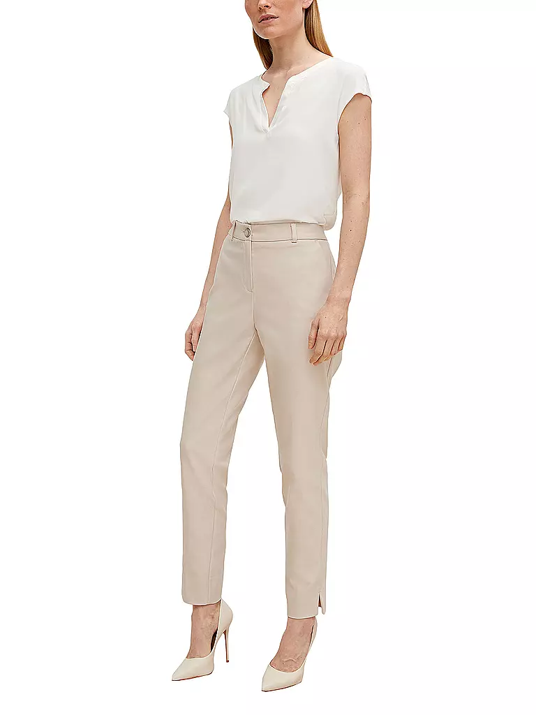COMMA | Pantaloni Slim Fit 7/8 | Beige