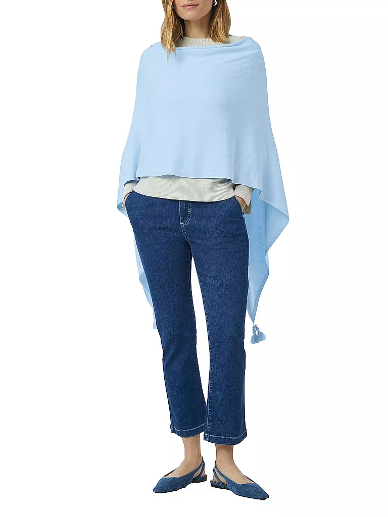 COMMA | Poncho - Cape | Blu chiaro