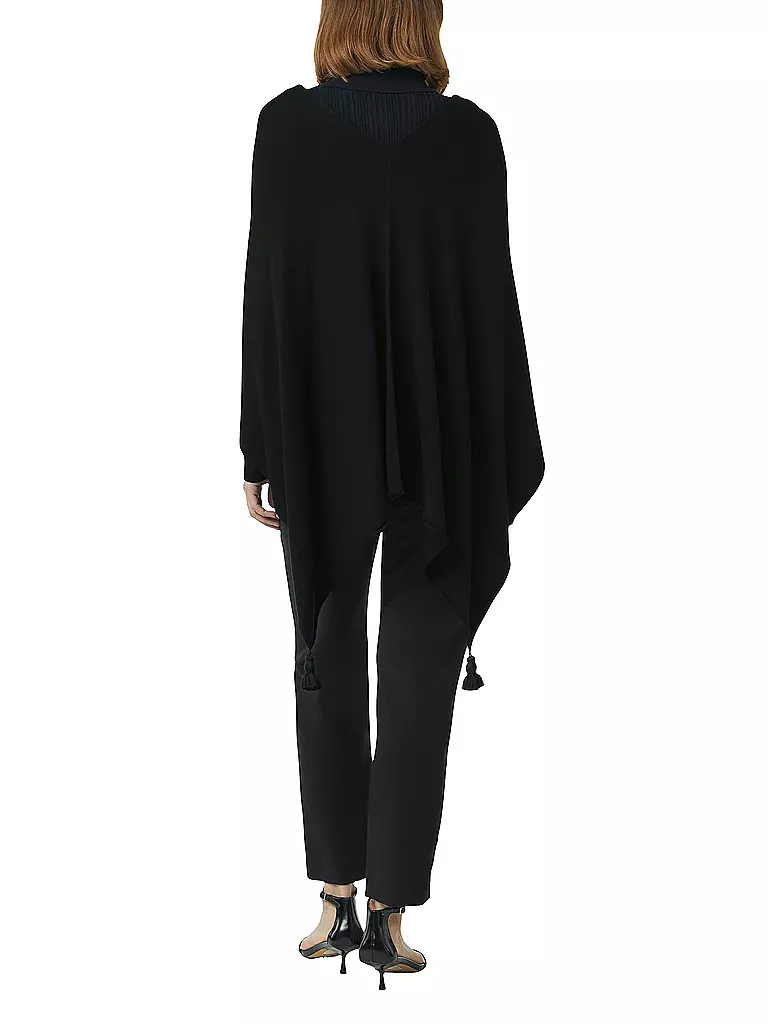 COMMA | Poncho - Mantella | Nero