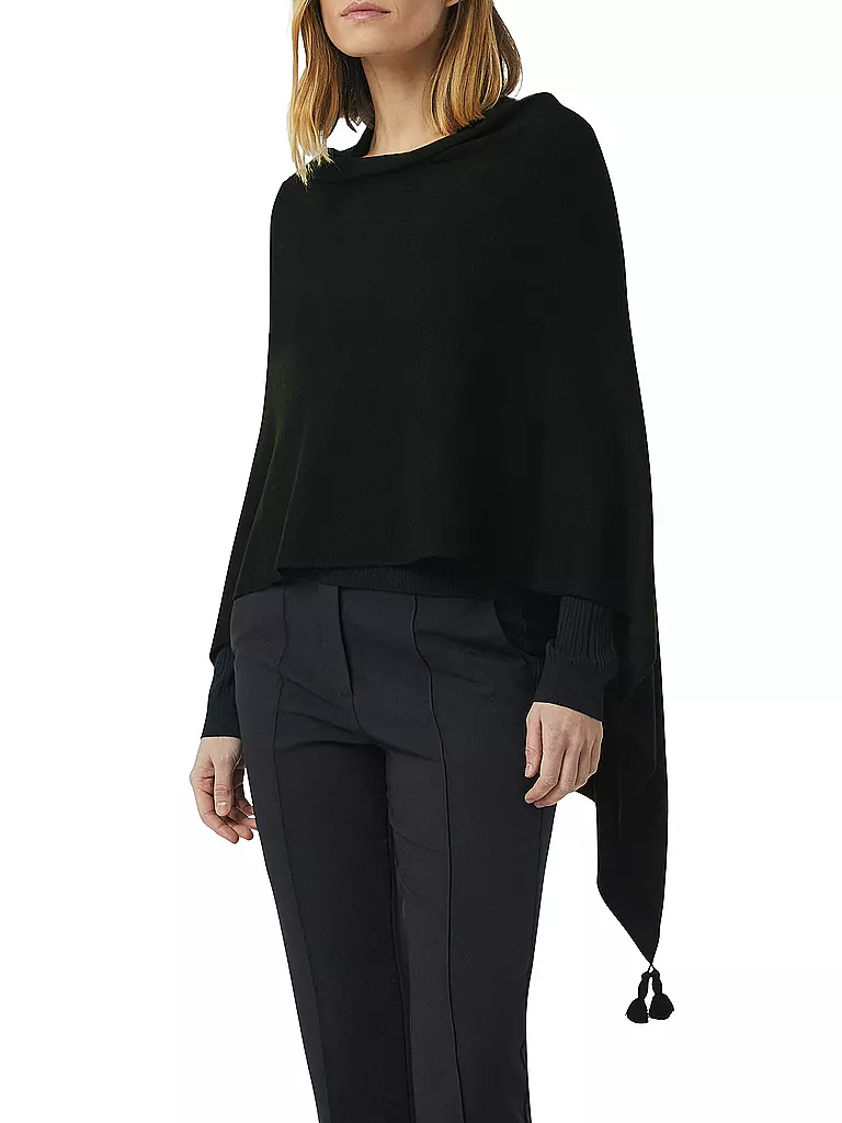 COMMA | Poncho - Mantella | Nero