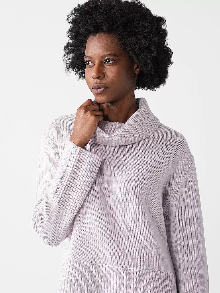 COMMA | Rollkragenpullover | Rosa