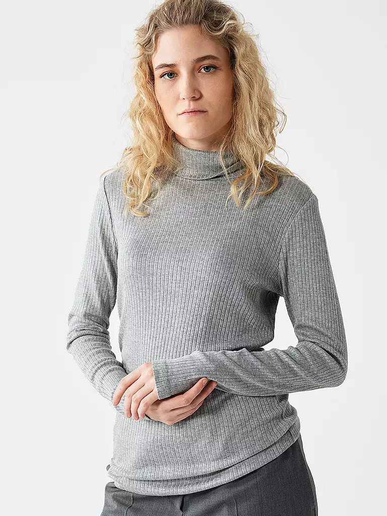 COMMA | Rollkragenshirt FASTTRACK | Grigio