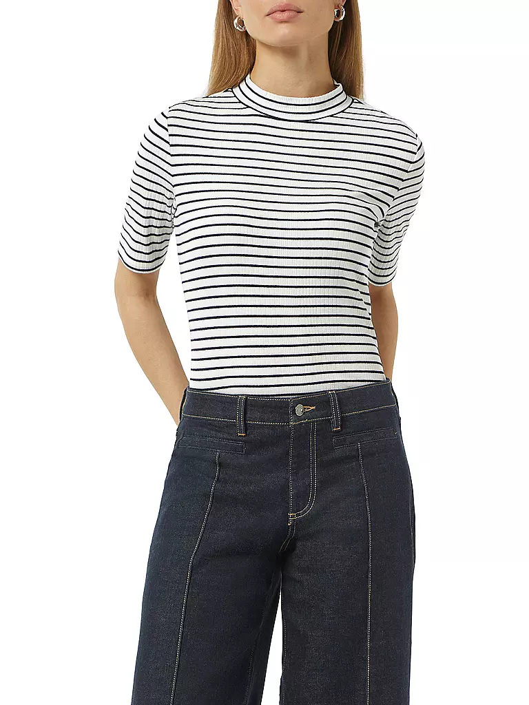 COMMA | Rollkragenshirt | Bianco