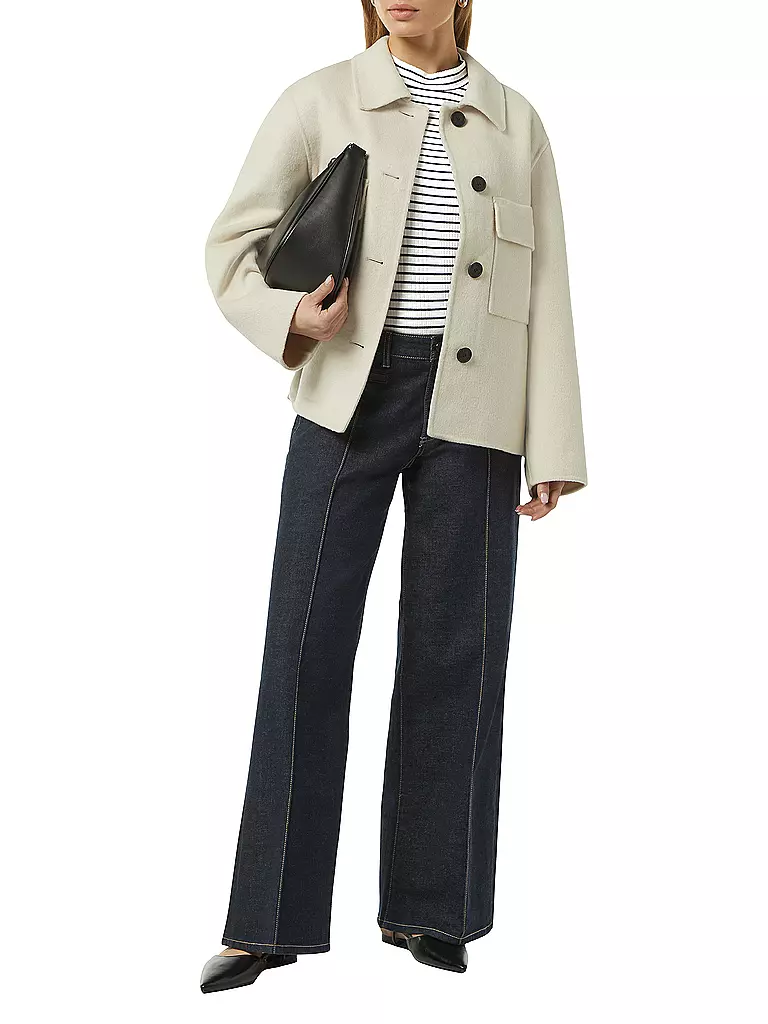 COMMA | Rollkragenshirt | Bianco