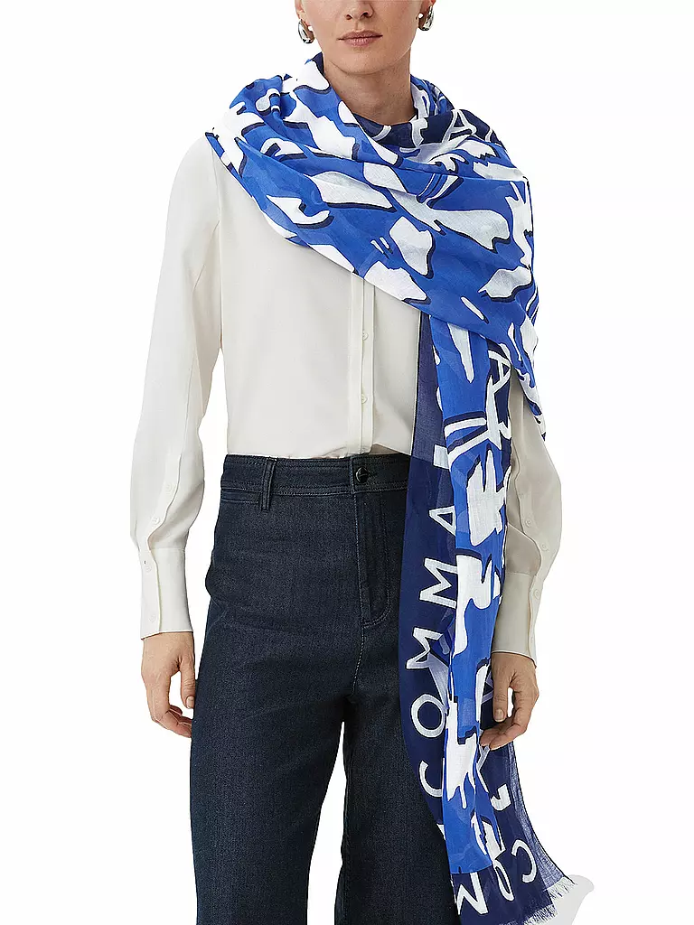 COMMA | Sciarpa | Blu