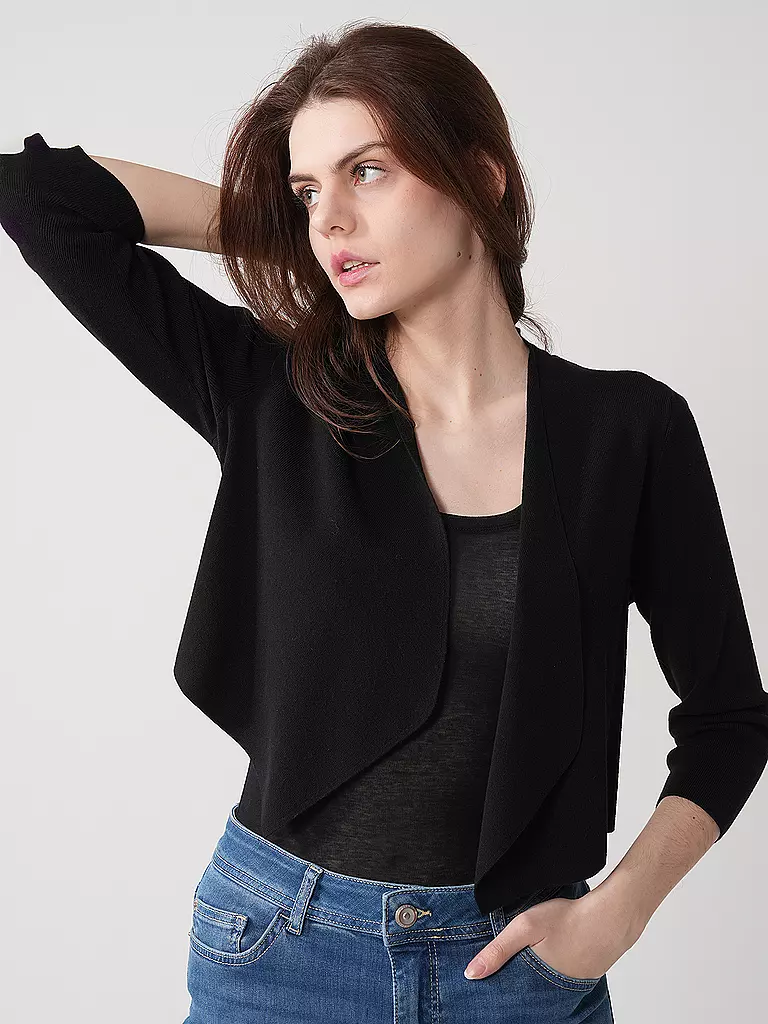 COMMA | Strickjacke  | Nero