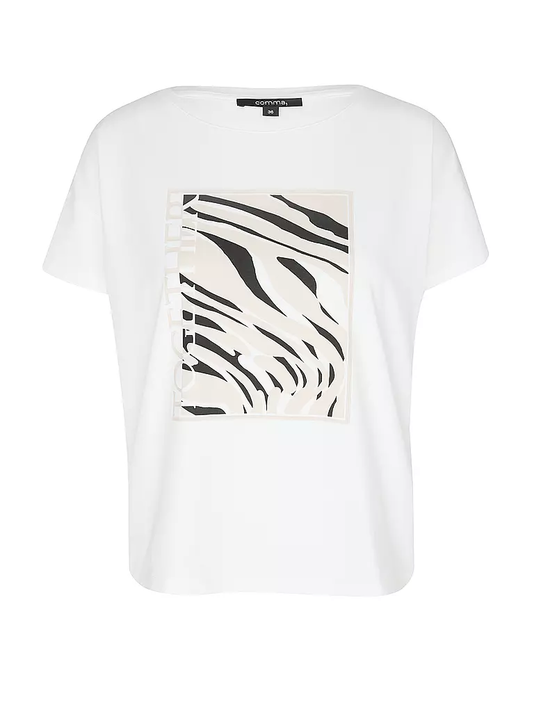 COMMA | T-Shirt | Bianco