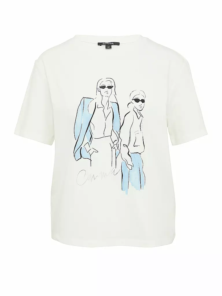 COMMA | T-shirt | Bianco
