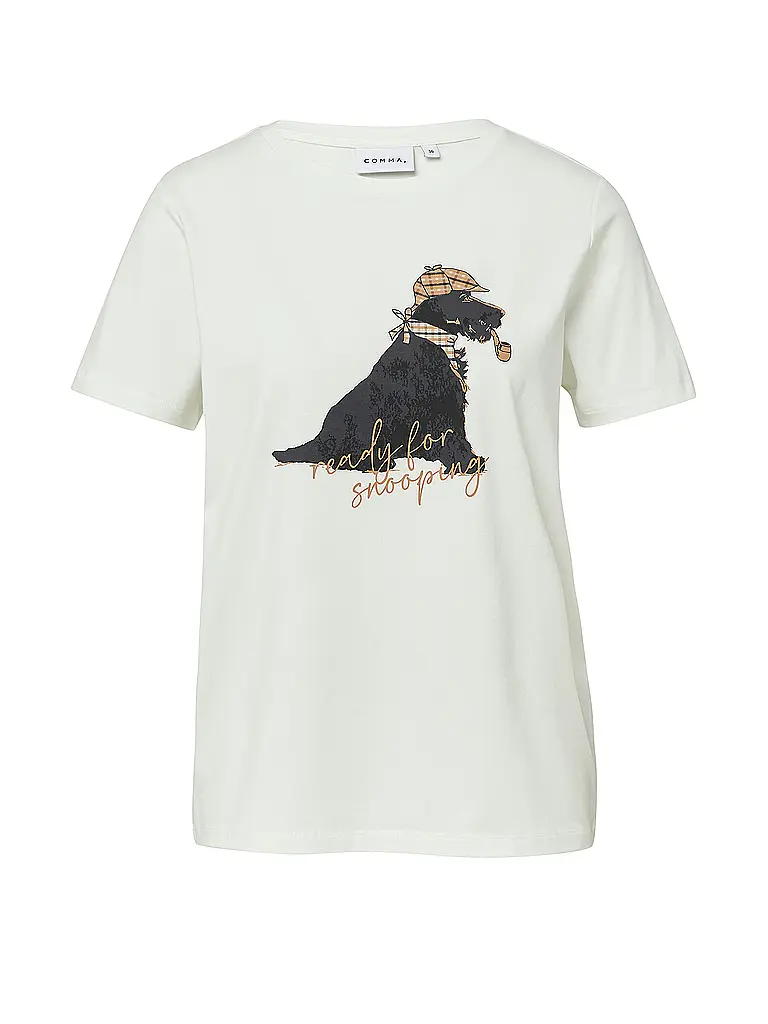 COMMA | T-shirt | Bianco