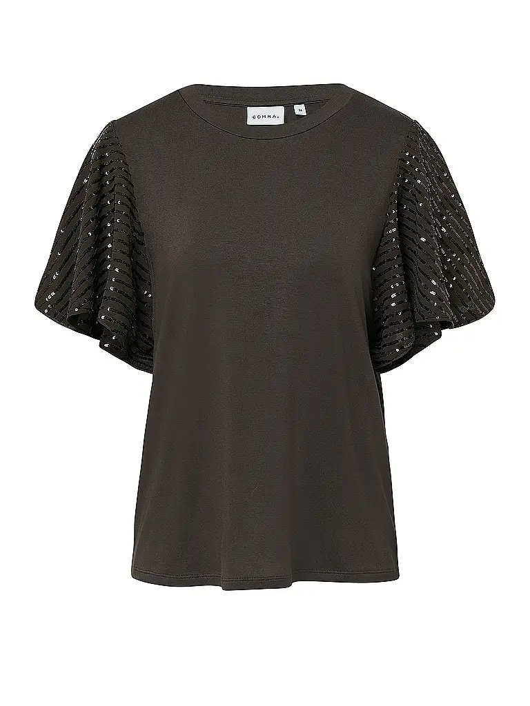 COMMA | T-shirt | Marrone