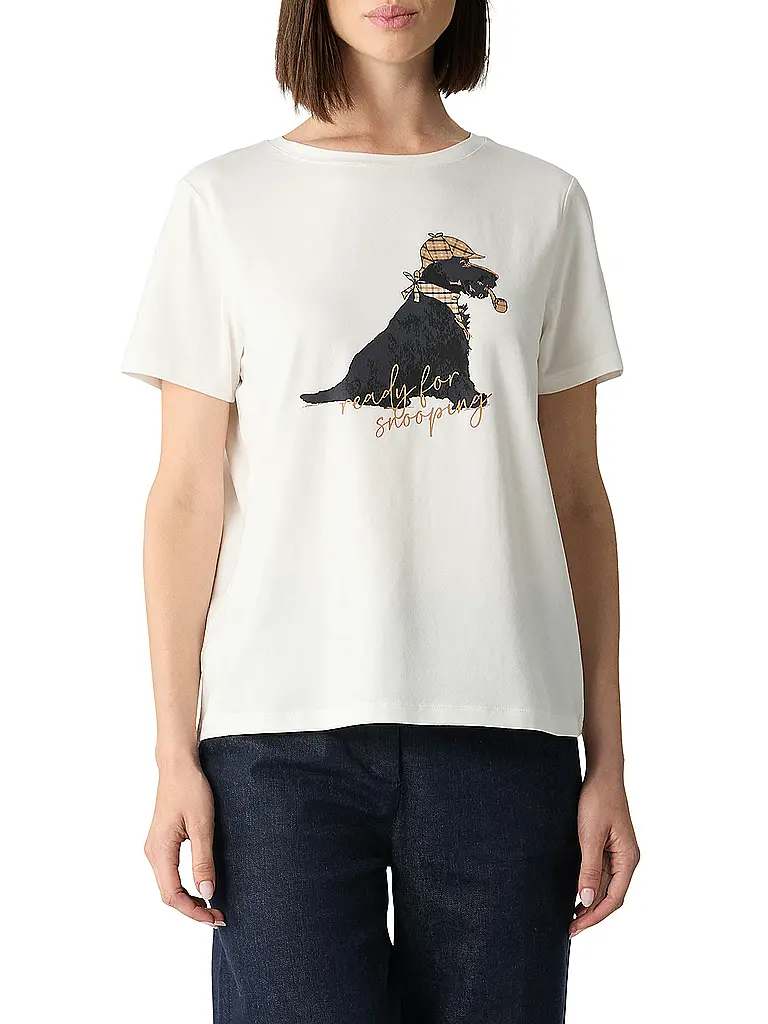 COMMA | T-shirt | Bianco