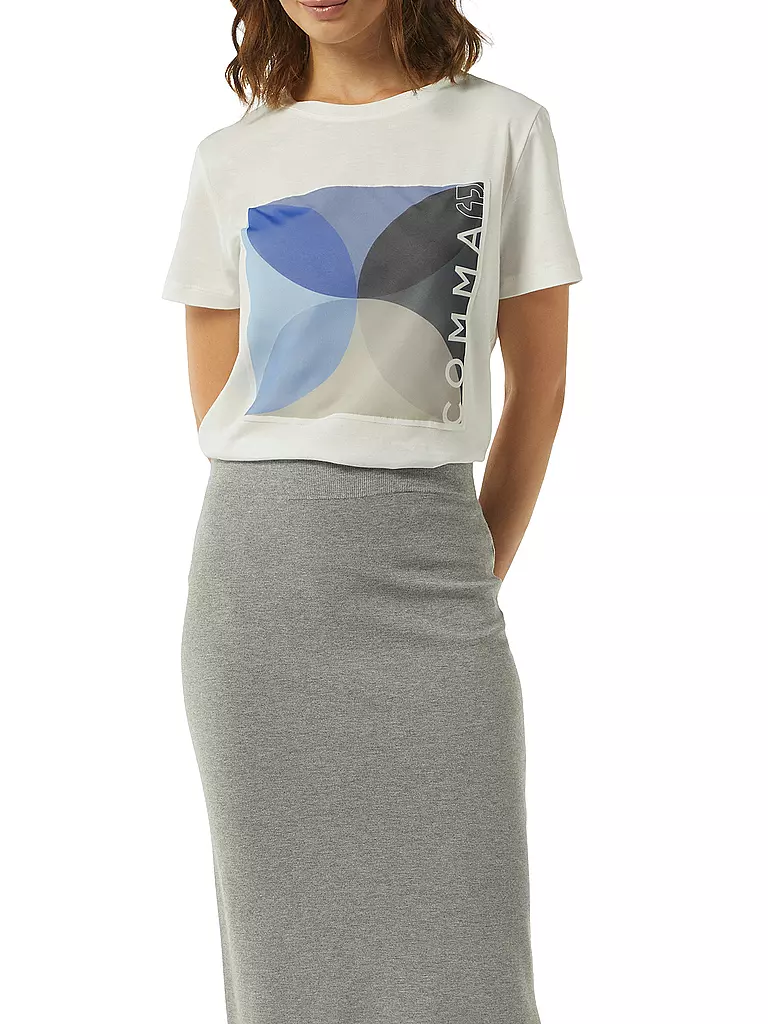 COMMA | T-Shirt | Bianco